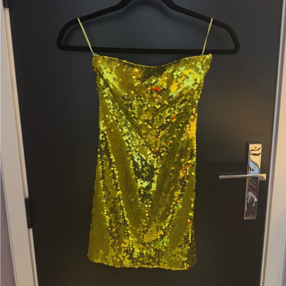 The Andamane Sequin Mini Dress